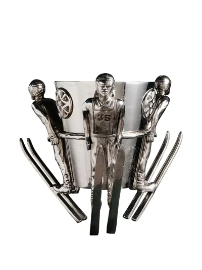 Cu I Seeyou Skier Ice Bucket In Silver