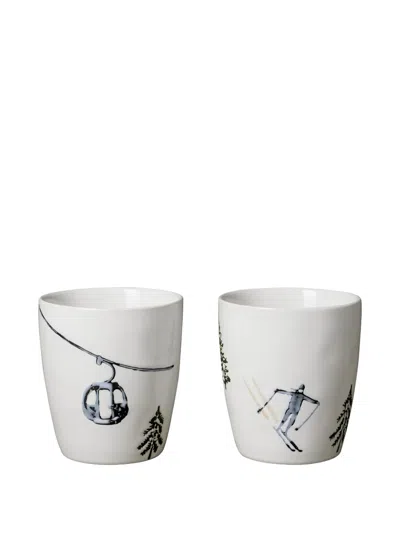 Cu I Seeyou Slalom Expresso Cups (set Of Two) In White