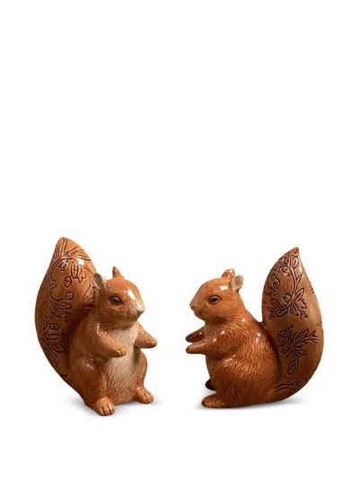 Cu I Seeyou Squirrel Salt And Pepper Set In Brown