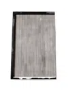 Cu I Seeyou Striped Rectangular Tray In Black