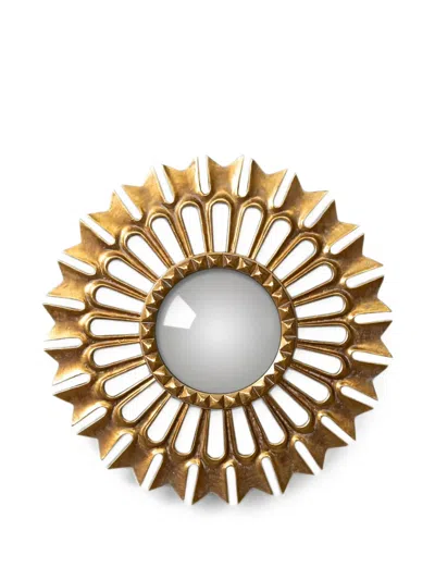 Cu I Seeyou Sunburst-frame Wall Mirror In Animal Print