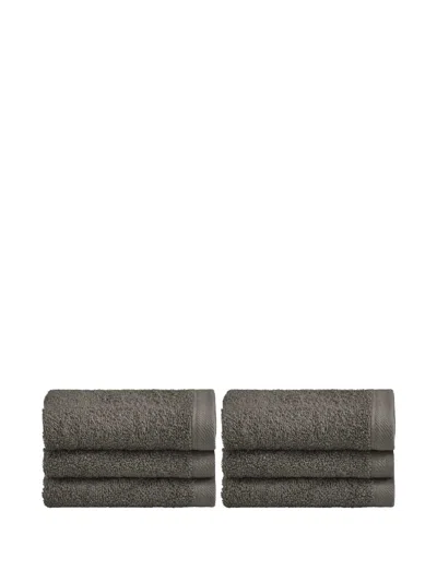 Cu I Seeyou Terry-cloth Towels (set Of 6) In Gray