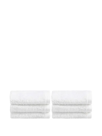 Cu I Seeyou Terry-cloth Towels (set Of 6) In White