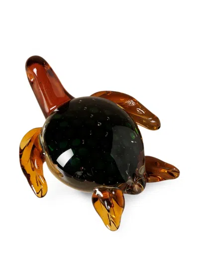 Cu I Seeyou Turtle-shaped Ornament In Brown