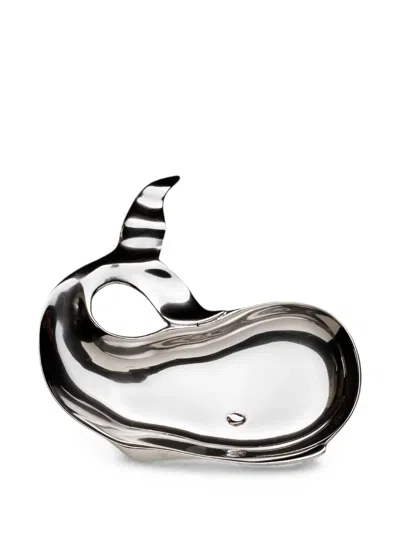 Cu I Seeyou Whale-shaped Tray In Silber
