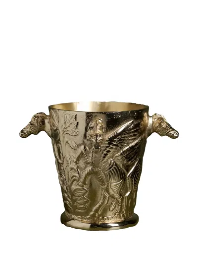Cu I Seeyou Zebra Ice Bucket In Gold