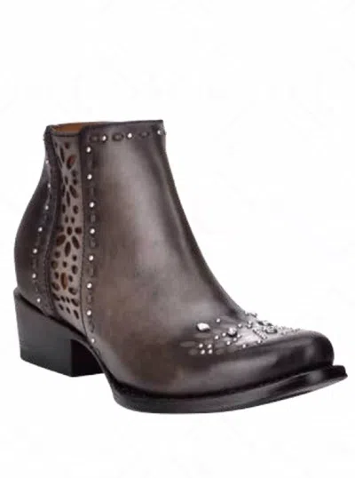 Pre-owned Cuadra 1x3krs  Women Booties Made By  Boots In B Gray