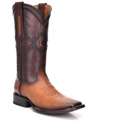 Pre-owned Cuadra 3z01ab Rodeo Smooth Ostrich Cowboy Western Boots Made By  Boots In Fl Brandy
