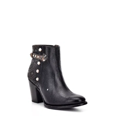 Pre-owned Cuadra 3w04ve  Deer Bootie By  Boots In Black