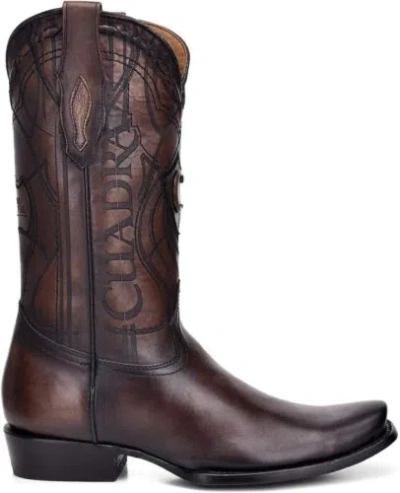 Pre-owned Cuadra Men's Western Boot In Genuine Leather Brown