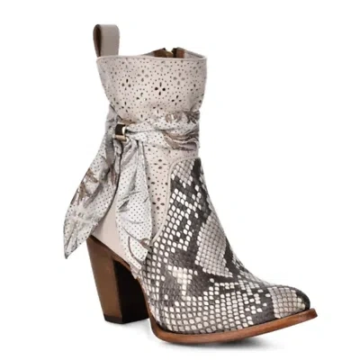 Pre-owned Cuadra Women's  Python Zip Boots