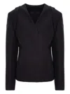 Cuanna Lara Cross-back Jacket In Black
