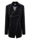 Cuanna Mira Double-breasted Blazer In Black