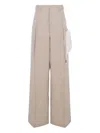 Cuanna Tyra Pleated Trousers In Neutral
