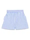 Cuantico Vertical Stripe Shorts With Elastic Waistband