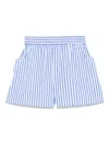 Cuantico Vertical Stripe Shorts With Elastic Waistband
