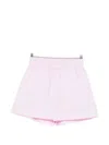 Cuantico Striped Buttoned Shorts In Pink