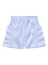 Cuantico Vertical Stripe Shorts With Elastic Waistband In Multi