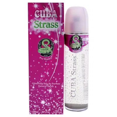 Cuba 3.3 oz Strass Snake Edp Spray For Women In White