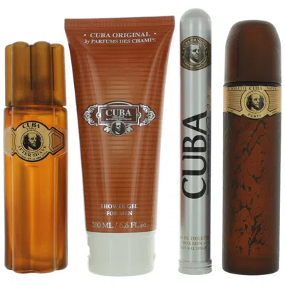 Cuba , 4 Piece Gift Set For Men In Multi