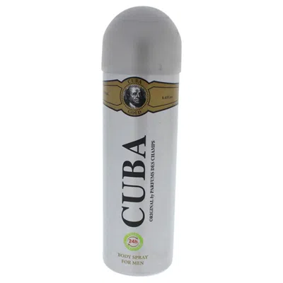 Cuba 6.6 oz Gold Oriental Woody Fragrance In White