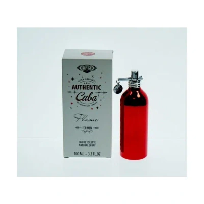 Cuba Authentic Flame For Men Eau De Toilette Spray 3.3 oz