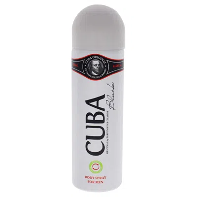 Cuba Black Body Spray In White