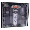 Cuba Black By  For Men - 3 Pc Gift Set 3.3oz Edt Spray In Black