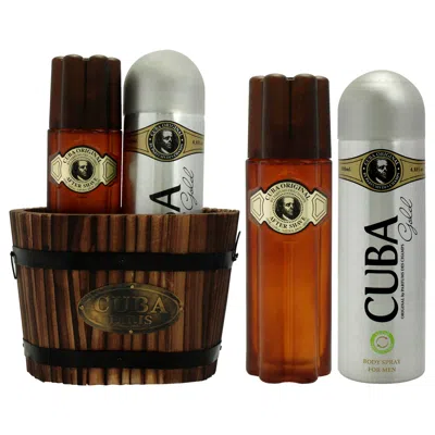Cuba For Men - 2 Pc Gift Set 3.3oz After Shave, 6.7oz Body Spray In Multi