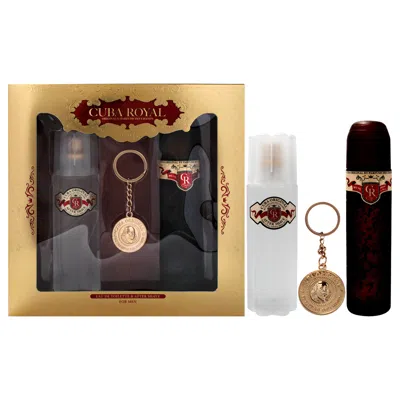 Cuba For Men - 3 Pc Gift Set 3.3oz Edt Spray, 3.3oz After Shave, Key Chain In Multi