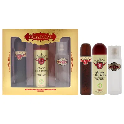 Cuba For Men - 3 Pc Gift Set 3.3oz Edt Spray, 6.6oz Body Spray, 3.3oz After Shave In Multi