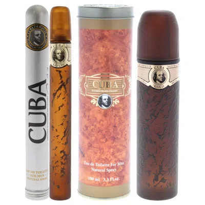 Cuba For Men - 2 Pc Kit 3.3 oz Edt Spray, 1.17 oz Edt Spray In Multi