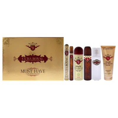 Cuba For Men - 5 Pc Gift Set 3.3oz Edt Spray, 1.17oz Edt Spray, 6.6oz Shower Gel, 3.3oz After Shave, 6.6o In Multi