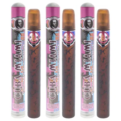 Cuba For Women - 1.17 oz Edp Spray - Pack Of 3 In Multi