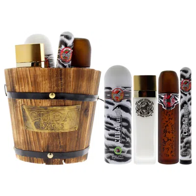 Cuba For Women - 4 Pc Gift Set 3.3oz Edp Spray, 1.7oz Edp Spray, 6.6oz Body Spray, 4oz Body Lotion In Multi