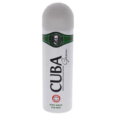 Cuba Green Body Spray In White