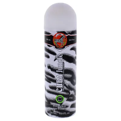 Cuba Jungle Zebra Body Spray In White