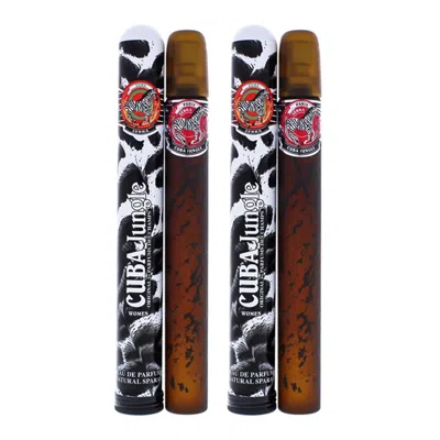 Cuba Jungle Zebra Edp Spray For Women - 1.17 oz - Pack Of 2 In White