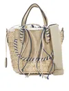 Cuba Lab Logo-embossed Tote Bag In Neutral