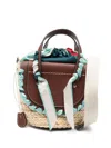 Cuba Lab Structured Handbag In Natural Tones In Beige