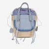Cuba Lab Light Blue Leather Habanera Satchels Bag In Blue