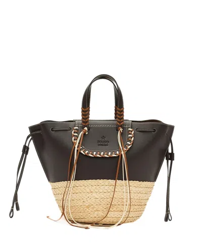 CUBA LAB BOLERO LEATHER TOTE BAG