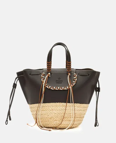 CUBA LAB BOLERO LEATHER TOTE BAG