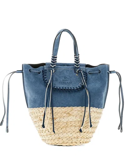 Cuba Lab Bolero Top-handle Tote Bag In Blue