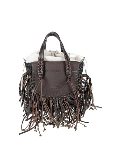 Cuba Lab Hand Bag In Raffia And