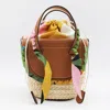 Cuba Lab Brown Leather Habanera Silk Satchels Bag In Brown