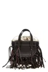 Cuba Lab 'habanera Fringes - Ebony' Handbag