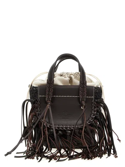Cuba Lab 'habanera Fringes Ebony' Handbag