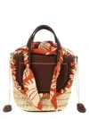 Cuba Lab 'habanera Silk- Orangerie' Handbag