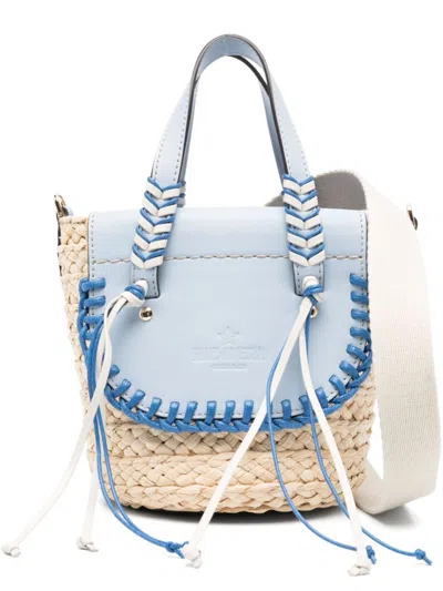 Cuba Lab Handbag With Woven Base